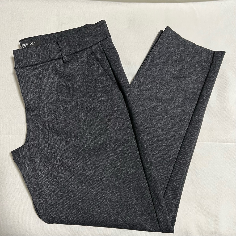 Liverpool Los Angeles, Charcoal Grey Tapered Leg Trouser, Size P4